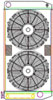 ClassicCool ComboUnit Universal Fit Radiator and Fan Single Pass Crossflow Design 31" x 15.50" with Transmission Cooler - image 1