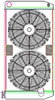 ClassicCool ComboUnit Universal Fit Radiator and Fan Single Pass Crossflow Design 31" x 15.50" with No Options - image 1