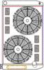 ClassicCool ComboUnit Universal Fit Radiator and Fan Single Pass Crossflow Design 31" x 19" with Transmission Cooler - image 1