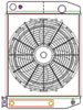 ClassicCool CombuUnit Universal Fit Radiator and Fan Dual Pass Crossflow Design 22" x 15.50" for LS Swap with Cooler - image 1