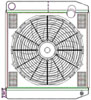 ClassicCool ComboUnit Universal Fit Radiator and Fan Dual Pass Crossflow Design 22" x 19" with No Options - image 1