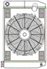 ClassicCool CombuUnit Universal Fit Radiator and Fan Dual Pass Crossflow Design 24" x 15.50" with 16AN Inlet - image 1