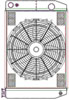 ClassicCool ComboUnit Universal Fit Radiator and Fan Dual Pass Crossflow Design 24" x 15.50" for LS Swap - image 1