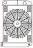 ClassicCool ComboUnit Universal Fit Radiator and Fan Dual Pass Crossflow Design 24" x 15.50" with Straight Outlet - image 1