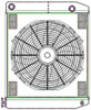 ClassicCool CombuUnit Universal Fit Radiator and Fan Dual Pass Crossflow Design 24" x 19" with 16AN Inlet/Outlet - image 1
