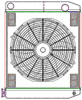 ClassicCool ComboUnit Universal Fit Radiator and Fan Dual Pass Crossflow Design 24" x 19" with Straight Outlet - image 1