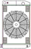 ClassicCool ComboUnit Universal Fit Radiator and Fan Dual Pass Crossflow Design 26" x 15.50" for LS Swap - image 1