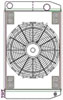 ClassicCool ComboUnit Universal Fit Radiator and Fan Dual Pass Crossflow Design 26" x 15.50" with Straight Outlet - image 1