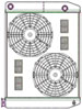 ClassicCool ComboUnit Universal Fit Radiator and Fan Dual Pass Crossflow Design 26" x 19" with 16AN Inlet/Outlet - image 1
