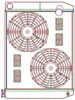 ClassicCool ComboUnit Universal Fit Radiator and Fan Dual Pass Crossflow Design 26" x 19" with No Options - image 1