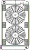 ClassicCool CombuUnit Universal Fit Radiator and Fan Dual Pass Crossflow Design 27.50" x 15.50" with 16AN Inlet - image 1