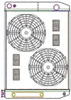 ClassicCool CombuUnit Universal Fit Radiator and Fan Dual Pass Crossflow Design 27.50" x 19" for LS Swap with Cooler - image 1