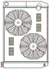 ClassicCool ComboUnit Universal Fit Radiator and Fan Dual Pass Crossflow Design 27.50" x 19" with No Options - image 1