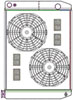 ClassicCool ComboUnit Universal Fit Radiator and Fan Dual Pass Crossflow Design 27.50" x 19" for LS Swap - image 1