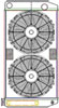 ClassicCool ComboUnit Universal Fit Radiator and Fan Dual Pass Crossflow Design 31" x 15.50" with Transmission Cooler - image 1