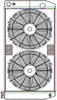 ClassicCool ComboUnit Universal Fit Radiator and Fan Dual Pass Crossflow Design 31" x 15.50" for LS Swap - image 1