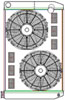 ClassicCool ComboUnit Universal Fit Radiator and Fan Dual Pass Crossflow Design 31" x 19" with No Options - image 1