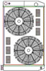 ClassicCool ComboUnit Universal Fit Radiator and Fan Dual Pass Crossflow Design 31" x 19" for LS Swap - image 1
