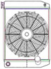 ClassicCool ComboUnit Universal Fit Radiator and Fan Dual Pass Crossflow Design 22" x 15.50" with 16AN Inlet - image 1