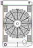 ClassicCool ComboUnit Universal Fit Radiator and Fan Dual Pass Crossflow Design 24" x 15.50" with 16AN Inlet - image 1