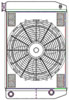 ClassicCool ComboUnit Universal Fit Radiator and Fan Dual Pass Crossflow Design 24" x 15.50" with 16AN Inlet/Outlet - image 1