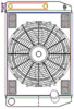 ClassicCool ComboUnit Universal Fit Radiator and Fan Dual Pass Crossflow Design 24" x 15.50" with Transmission Cooler - image 1