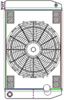 ClassicCool ComboUnit Universal Fit Radiator and Fan Dual Pass Crossflow Design 26" x 15.50" with 16AN Inlet - image 1