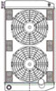 ClassicCool ComboUnit Universal Fit Radiator and Fan Dual Pass Crossflow Design 27.50" x 15.50" with 16AN Inlet - image 1