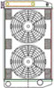 ClassicCool ComboUnit Universal Fit Radiator and Fan Dual Pass Crossflow Design 27.50" x 15.50" with Transmission Cooler - image 1