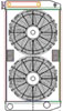 ClassicCool ComboUnit Universal Fit Radiator and Fan Dual Pass Crossflow Design 31" x 15.50" with Transmission Cooler - image 1