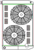 ClassicCool ClassicCool ComboUnit Universal Fit Radiator and Fan Dual Pass Crossflow Design 31" x 19" with 16AN Inlet - image 1