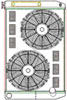 ClassicCool ComboUnit Universal Fit Radiator and Fan Dual Pass Crossflow Design 31" x 19" with Transmission Cooler - image 1