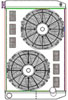 ClassicCool ComboUnit Universal Fit Radiator and Fan Dual Pass Crossflow Design 31" x 19" with No Options - image 1