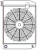 MegaCool ComboUnit Universal Fit Radiator and Fan Single Pass Crossflow Design 22" x 15.50" with 16AN Inlet - image 1