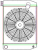 MegaCool ComboUnit Universal Fit Radiator and Fan Single Pass Crossflow Design 22" x 15.50" with No Options - image 1