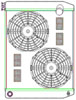 MegaCool ComboUnit Universal Fit Radiator and Fan Single Pass Crossflow Design 26" x 19" with 16AN Inlet - image 1