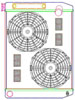 MegaCool ComboUnit Universal Fit Radiator and Fan Single Pass Crossflow Design 26" x 19" with Transmission Cooler - image 1