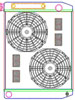 MegaCool ComboUnit Universal Fit Radiator and Fan Single Pass Crossflow Design 26" x 19" with Transmission Cooler - image 1