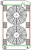 MegaCool ComboUnit Universal Fit Radiator and Fan Single Pass Crossflow Design 27.50" x 15.50" with 16AN Inlet - image 1