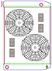 MegaCool ComboUnit Universal Fit Radiator and Fan Single Pass Crossflow Design 27.50" x 19" with 16AN Inlet/Outlet - image 1