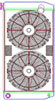 MegaCool ComboUnit Universal Fit Radiator and Fan Single Pass Crossflow Design 31" x 15.50" with 16AN Inlet - image 1