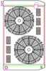 MegaCool ComboUnit Universal Fit Radiator and Fan Single Pass Crossflow Design 31" x 19" with 16AN Inlet - image 1