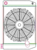 MegaCool ComboUnit Universal Fit Radiator and Fan Single Pass Crossflow Design 22" x 15.50" with 16AN Inlet - image 1