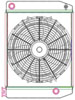 MegaCool ComboUnit Universal Fit Radiator and Fan Single Pass Crossflow Design 22" x 15.50" with 16AN Inlet/Outlet - image 1