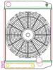 MegaCool ComboUnit Universal Fit Radiator and Fan Single Pass Crossflow Design 22" x 15.50" with Transmission Cooler - image 1