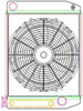 MegaCool ComboUnit Universal Fit Radiator and Fan Single Pass Crossflow Design 22" x 15.50" with Transmission Cooler - image 1
