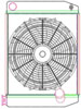 MegaCool ComboUnit Universal Fit Radiator and Fan Single Pass Crossflow Design 22" x 15.50" with No Options - image 1