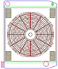 MegaCool ComboUnit Universal Fit Radiator and Fan Single Pass Crossflow Design 24" x 19" with Straight Outlet - image 1
