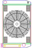 MegaCool ComboUnit Universal Fit Radiator and Fan Single Pass Crossflow Design 26" x 15.50" with Transmission Cooler - image 1