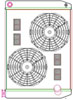 MegaCool ComboUnit Universal Fit Radiator and Fan Single Pass Crossflow Design 27.50" x 19" with 16AN Inlet - image 1